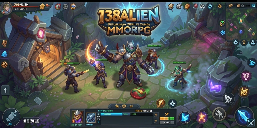 Screenshot menampilkan gameplay menarik di dunia MMORPG 138ALIEN.