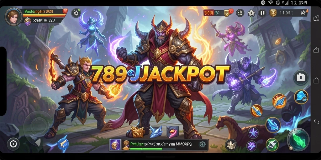 Tampilan gameplay seru dalam dunia fantasi MMORPG.