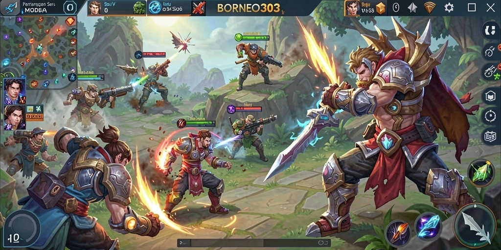 Gameplay seru dan menantang dalam BORNEO303.