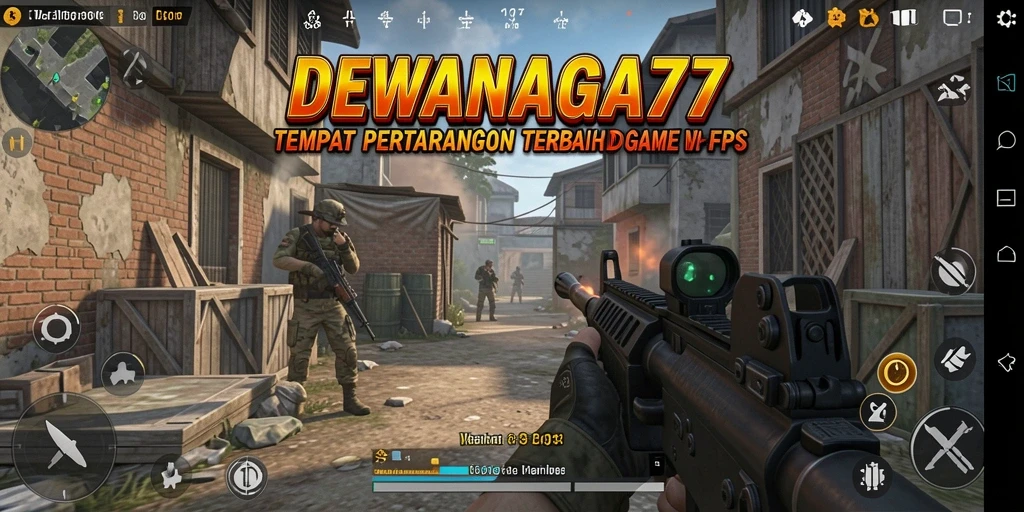 Tampilan menarik dari gameplay DEWANAGA77 dengan aksi FPS intens.