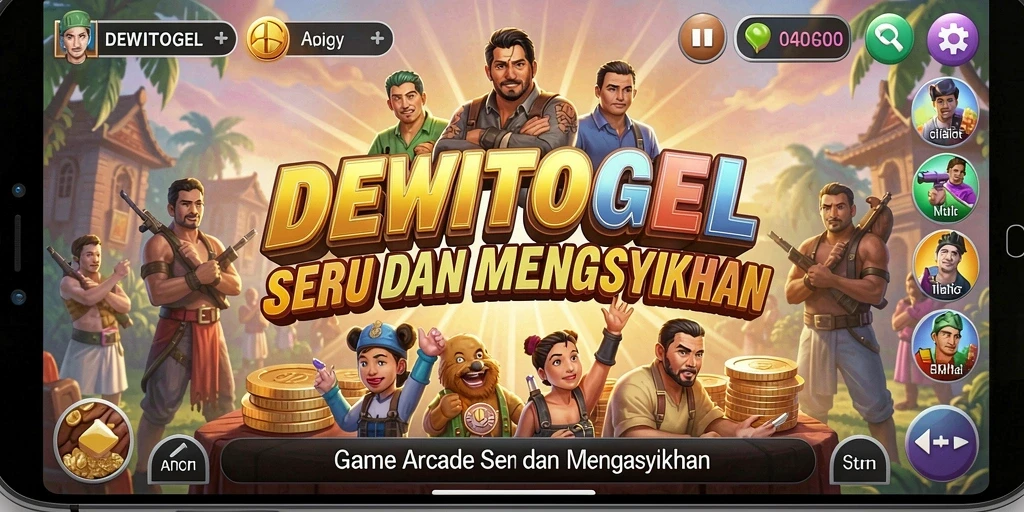Screenshot gameplay DEWITOGEL yang penuh aksi dan warna.