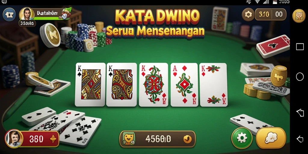 Tampilan menarik dari gameplay KATAWIN yang seru.