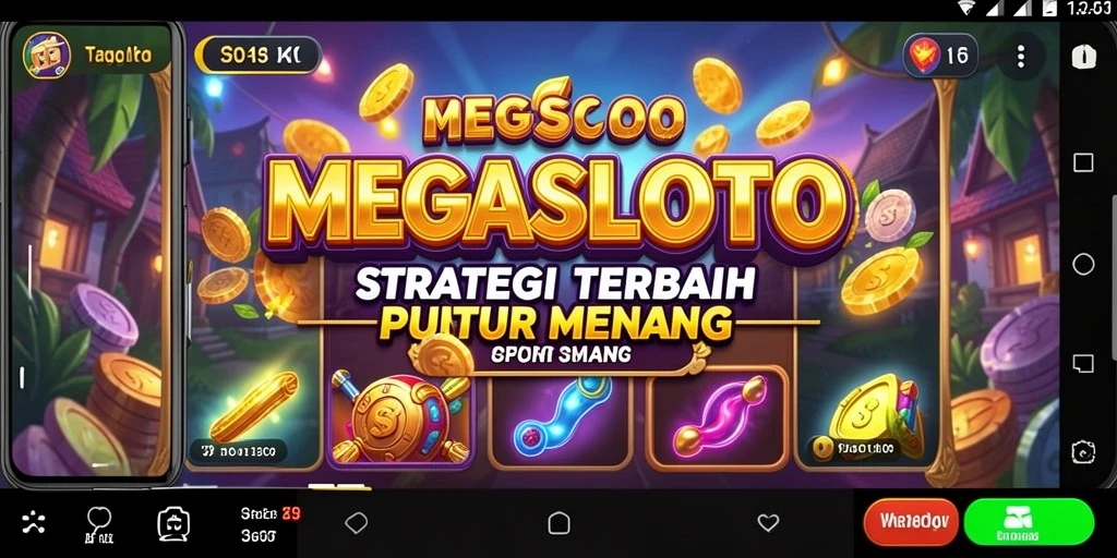 Tampilan gameplay MEGASLOTO yang menarik dan strategis.