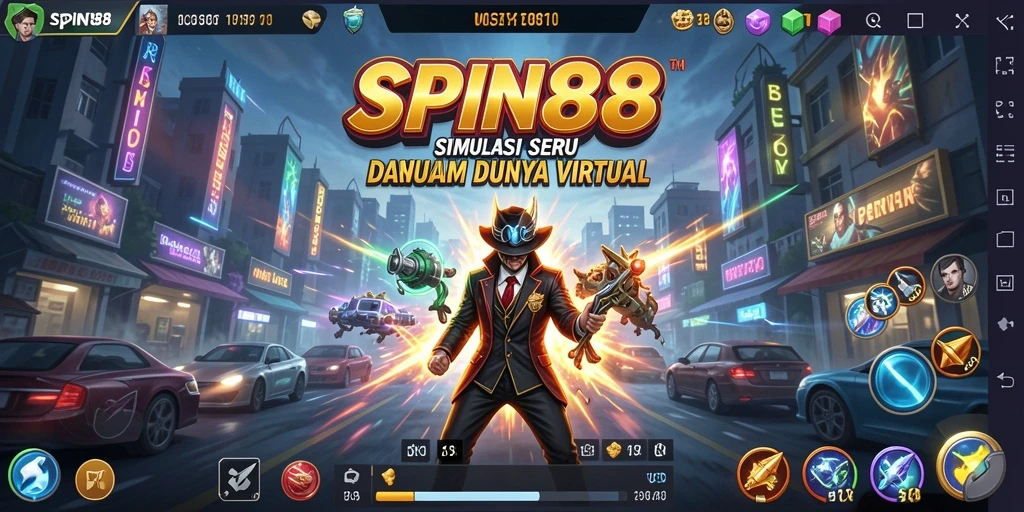 Screenshot utama SPIN88 menampilkan gameplay Simulation yang seru dan interaktif.