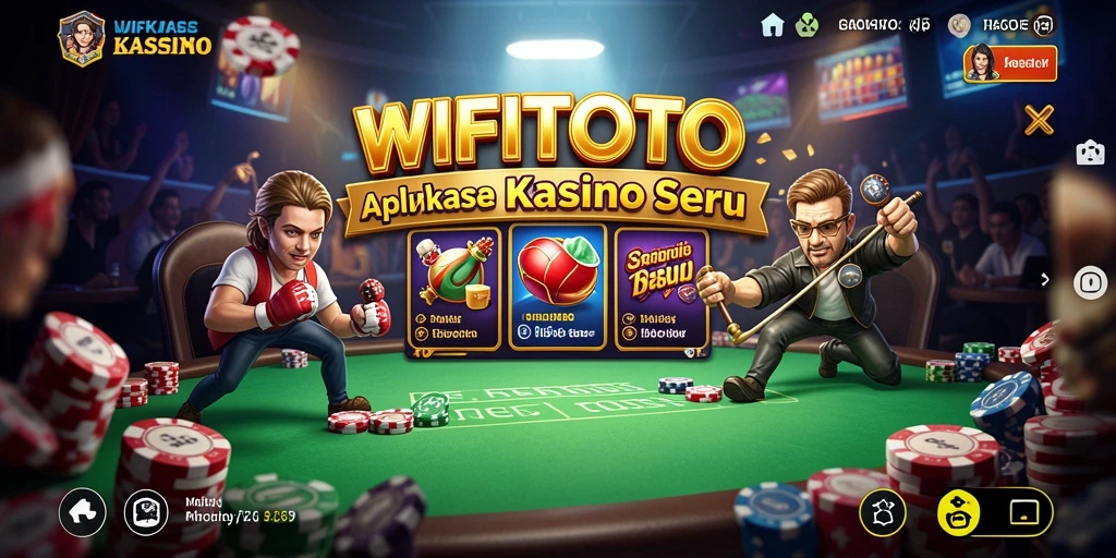 Tampilan utama gameplay WIFITOTO dengan berbagai pilihan permainan Kasino.